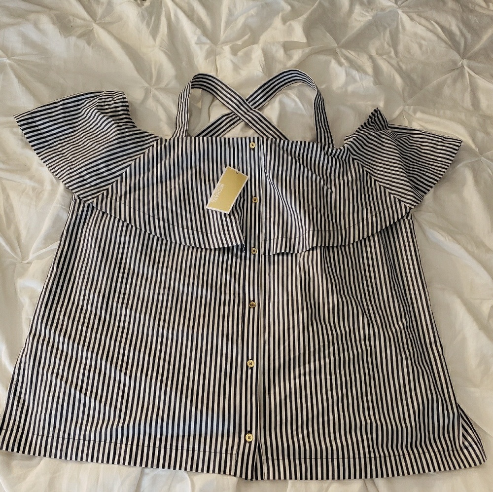 Brand new Michael  Kors cold shoulder top